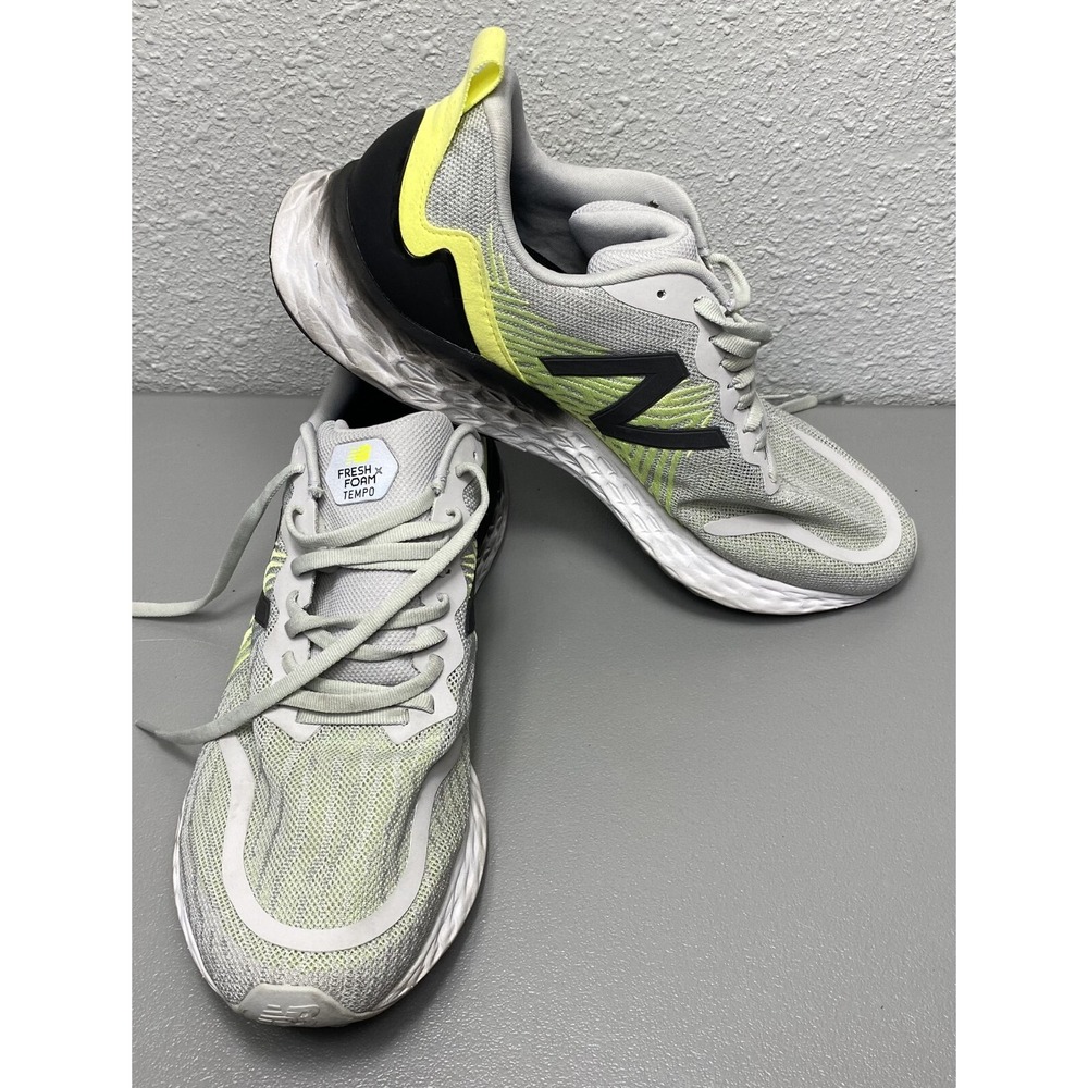 New Balance Men's Fresh Foam Tempo MTMPOGY Gray Running Shoes Size 11.5